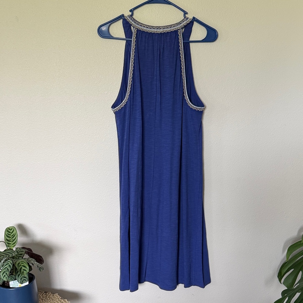 Sonoma Blue Embellished Midi Dress, Size Large - Picture 5 of 9